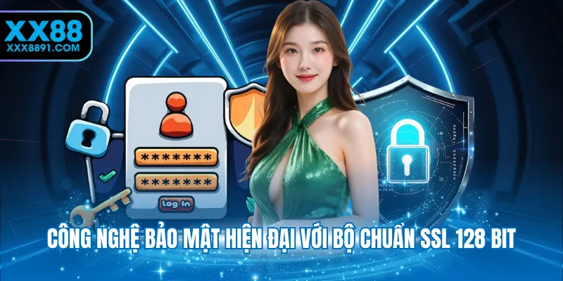 Công nghệ bảo mật hiện đại với bộ chuẩn SSL 128 bit